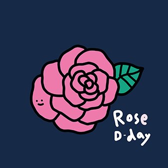 송소영 작가, 오늘은 로즈디데이!, 순수한 사랑이라는 꽃말처럼 생명나눔으로 사랑을 전한 도너패밀리에게 장미를 선물한다.
